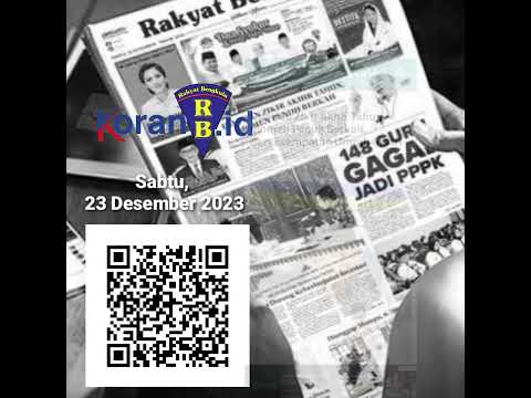 Top News Koran RB, Sabtu, 23   Desember 2023
