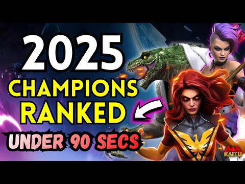 Every 2025 Champion RANKED: WORST to BEST in Under 90 Seconds! - MCOC