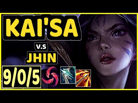 SHORTHOP (KAI'SA) vs JHIN - 9/0/5 KDA BOTTOM ADC GAMEPLAY - NA Ranked MASTER