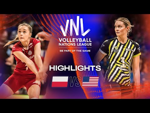 🇵🇱 POL vs. 🇺🇸 USA - Highlights Final 3-4 | Women's VNL 2023