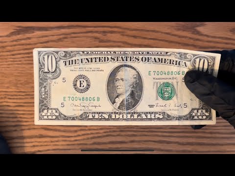10 Dollar Bill 1990 Series