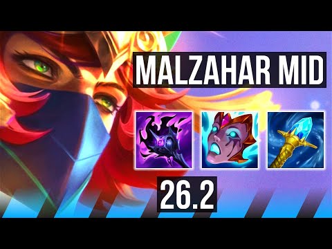 MALZAHAR vs KAYLE (MID) | 7k gold comeback | EUW Grandmaster | 26.2