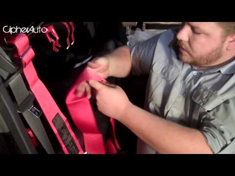 Cipher Auto 3" Inches CPA4004 Series Racing Harness Belt Installation Guide