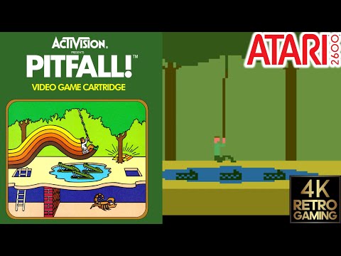 Pitfall! Atari 2600 4k Gameplay