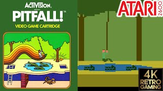 Pitfall! Atari 2600 4k Gameplay