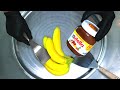 Nutella Banana Ice Cream Rolls ASMR