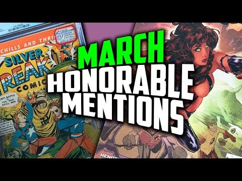 10 Comic Books On The Rise - March HONORABLE MENTIONS, Speculation & Sales