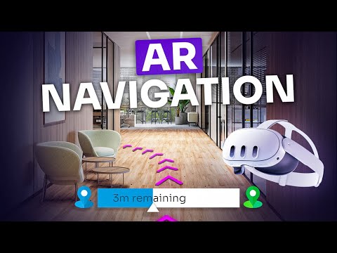 AR Indoor Navigation Using MultiSet Quest SDK