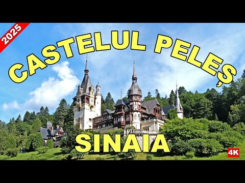 Castel Peles Sinaia si Domeniul Regal video 4K iulie 2025 / Turist in Romania #sinaia 