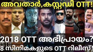 Avatar2 and Custody OTT Release Confirmed |8 Movies OTT Release Date #2018 #Hotstar #Prime #SonyLiv