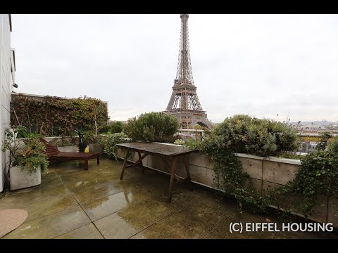 Avenue de Suffren - Paris 15 - 55 sqm + 15 sqm terrace w/ unobstructed view onto The Eiffel Tower