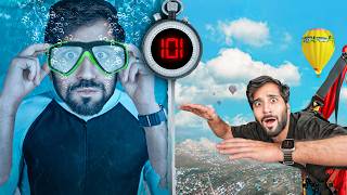 خلصت أصعب ٤ تحديات في ١٠١ ساعة ⏰🏄🏻‍♂️!!