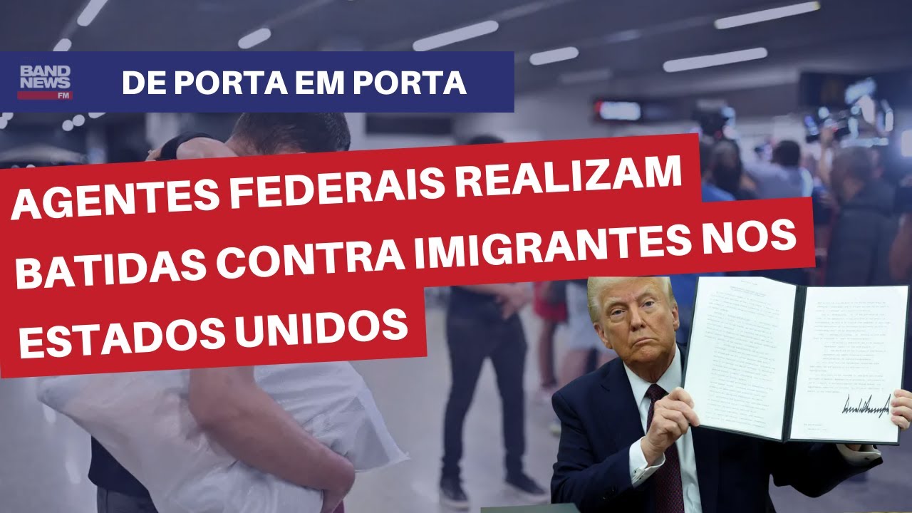 Agentes federais realizam batidas contra imigrantes nos Estados Unidos