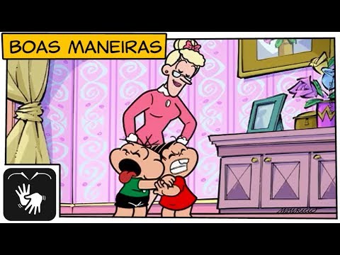 👋😃👋[LIBRAS] Boas Maneiras | Turma da Mônica