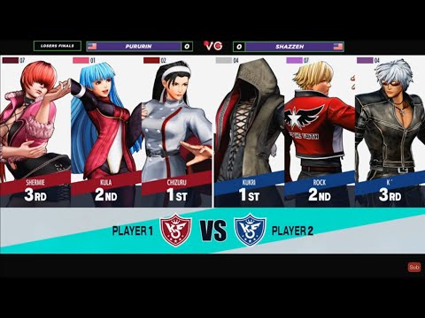 F@X 460 Losers Finals - Pururin Vs. Shazzeh - The King of Fighters XV