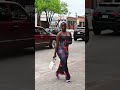 Beautiful African Babe Walking