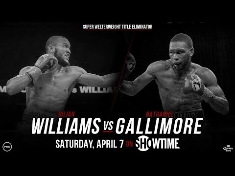 Julian Williams vs Nathaniel Gallimore Official April 7 2018 Jrock vs No Problem