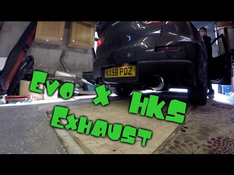 Evo X HKS HI-POWER Exhaust