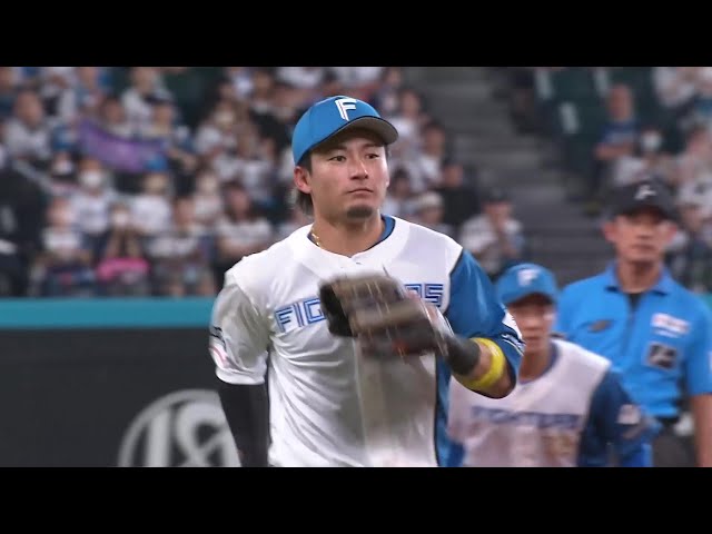 【6回表】ダイビングキャッチ!! ファイターズ・水野達稀 ピンチの芽を摘む好プレーを見せる!! 2025年8月7日 北海道日本ハムファイターズ 対 埼玉西武ライオンズ