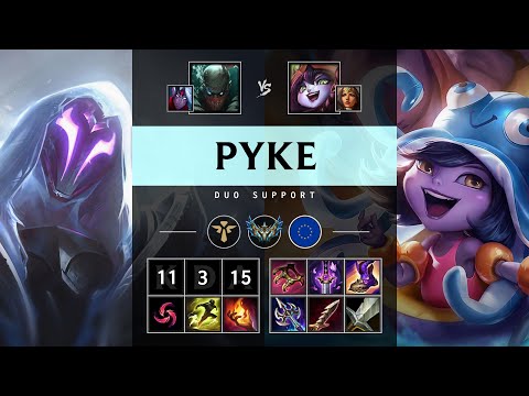 Pyke Support vs Lulu - EUW Challenger Patch 25.08
