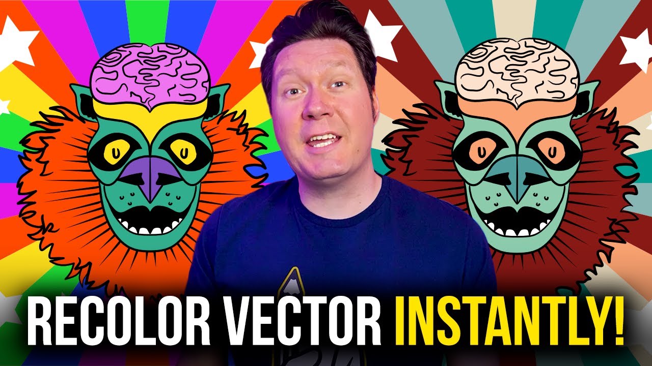 How to Instantly RECOLOR Vector Art with Adobe Firefly