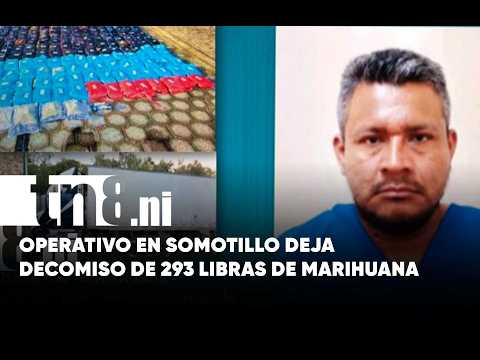 Golpe al narcotráfico en Somotillo: decomisan 293 libras de marihuana