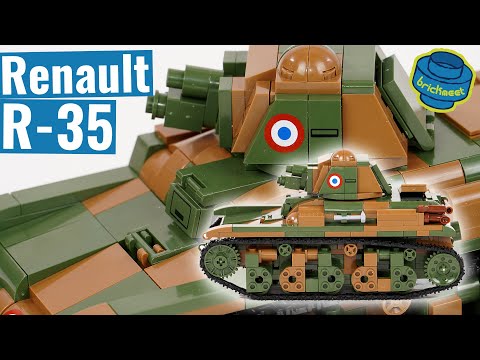 Renault R35 - Light French Infantry Tank - COBI 2553 (Speed Build Review)