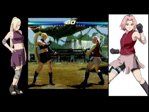 03  Ino Lili vs Sakura Asuka  - Tekken Tag Tournament 2 PS3 1 vs 1 n10 x24