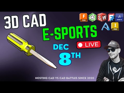 Model Monday Live | CAD Speed Modeling Battles & Tips (December 8th, 2025)
