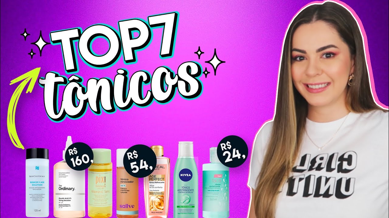 TOP 7  TÔNICOS FACIAIS  | Carol Ramos