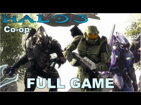 Halo 3 Legendary: 3 Player Co-op - Full Walkthrough [60 FPS]