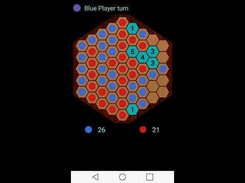 Reversi Hexagonal Video