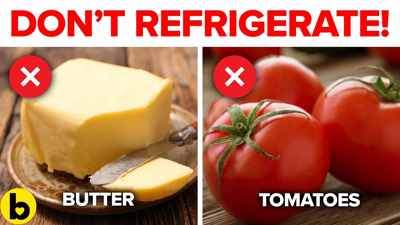 DO NOT Refrigerate These 21 Foods - Find Out Why!