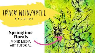 How to Use Resist Spray with Watercolor (Springtime Floral Art Journal Tutorial)