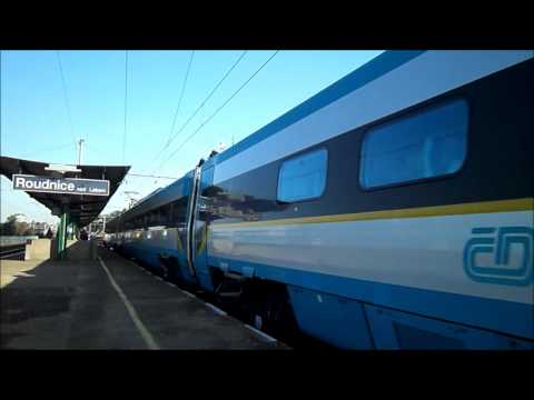 Pendolino a Euro Runner 20 + Roudnice n. L. (HD)