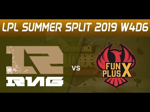 FunPlus Phoenix vs Royal Never Give Up | LPL Summer 2019 W4G1 | FULL GAME