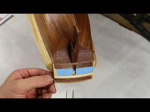 27- Colocación de las ventanas del espejo. HMS Terror - Modelismo Naval