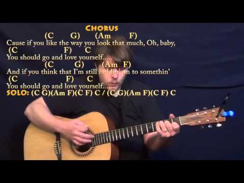 Love Yourself (Justin Bieber) Strum Guitar Cover Lesson in C with Chords/Lyrics #loveyourself