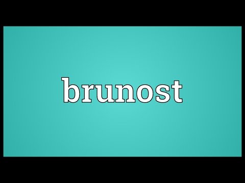 Brunost Meaning