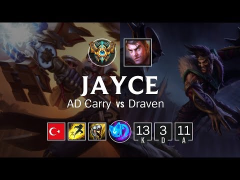 Jayce ADC vs Draven - TR Challenger Patch 8.22