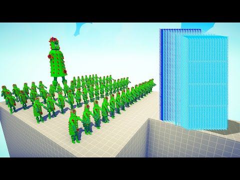CACTUS MONSTERS + GIANT vs EVERY GOD - Totally Accurate Battle Simulator TABS
