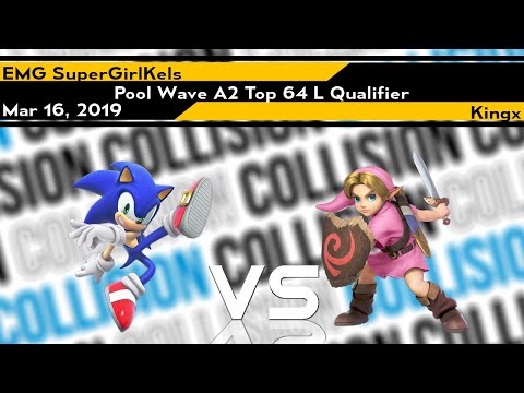 Collision 2019 - EMG | SuperGirlKels (Sonic) vs Kingx (Young Link) - Pool A2 L Top 64 Qual