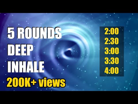 [Wim Hof] 5 rounds DEEP Inhale guided breathwork with Alpha Brain Waves