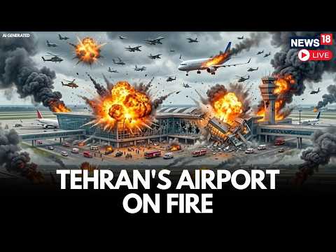 Iran-Israel News LIVE: Tehran Airport On Fire After Massive Explosion | Iran-Israel War Escalates