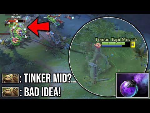 How to get free Kill on Mid - Tinker Mid? Bad Idea Bro!!
