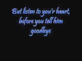 Roxette - Listen To Your Heart (lyrics)