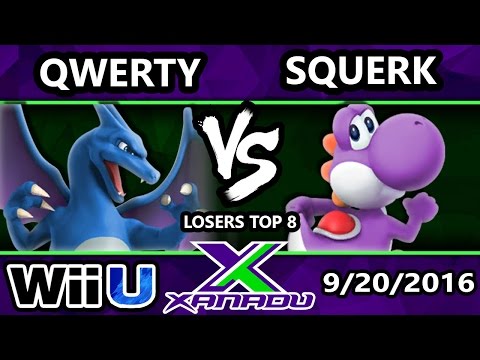 S@X 168 - Qwerty (Charizard) Vs. Squerk (Yoshi) Losers Top 8 - Smash Wii U - Smash 4