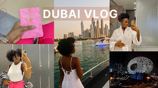 DUBAI VLOG 2022 | STAYING IN 5 STAR HOTELS | YACHT PARTY | TRAVEL WITH ME TO DUBAI | PART 1