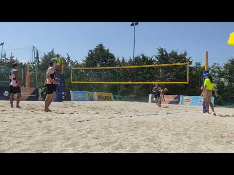 Mugerli/Bratož (SLO) vs Verberne/Oskam (NED) cev u18 2022