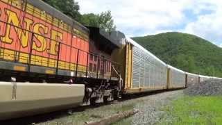 preview picture of video 'NS 206 at Hoosac Tunnel 8/14/2014'